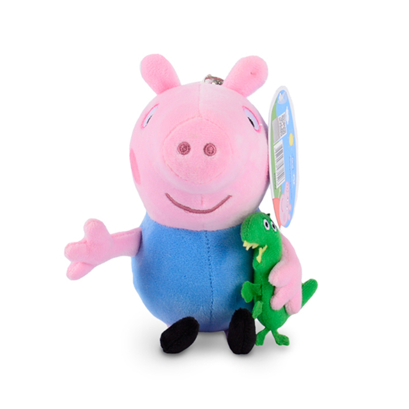 小猪佩奇Peppa Pig毛绒玩具-乔治抱恐龙 30cm