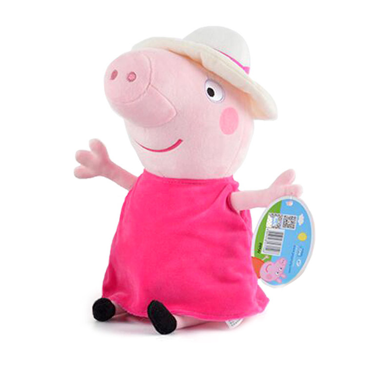 小猪佩奇Peppa Pig毛绒玩具猪奶奶 30cm高清大图