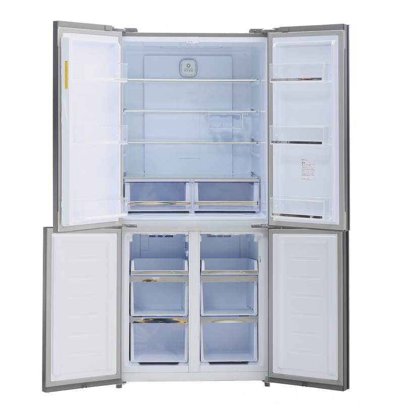伊莱克斯/Electrolux EQE5009GD 501升电脑风冷变频家用节能玻璃十字多门对开电冰箱(金色)