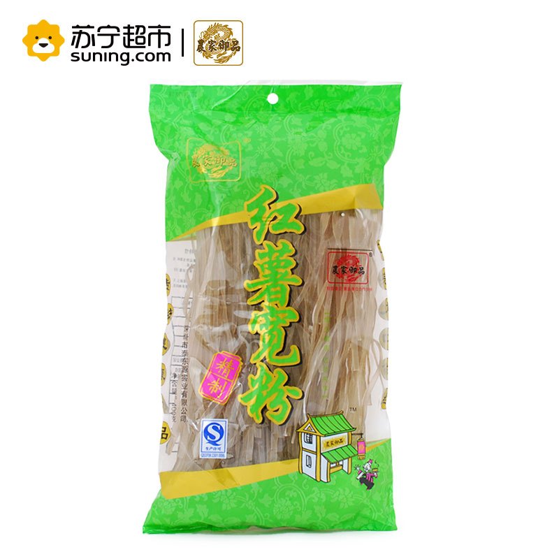 农家御品 红薯宽粉 400g/袋 地瓜番薯 粉条酸辣粉 火锅方便凉拌 粉丝 非有机 袋装 农家御品出品
