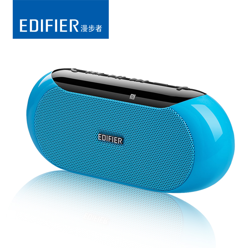 漫步者/Edifier M21 蓝牙音箱 低音炮 手机户外迷你音响 插卡小钢炮 蓝色