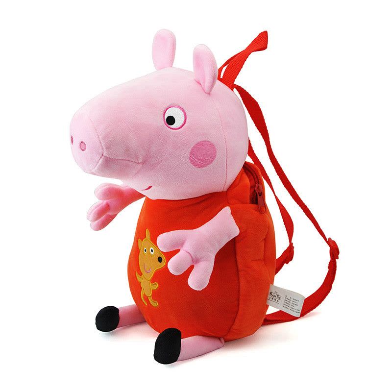 小猪佩奇Peppa Pig毛绒玩具小猪佩奇-佩佩背包 42cm图片