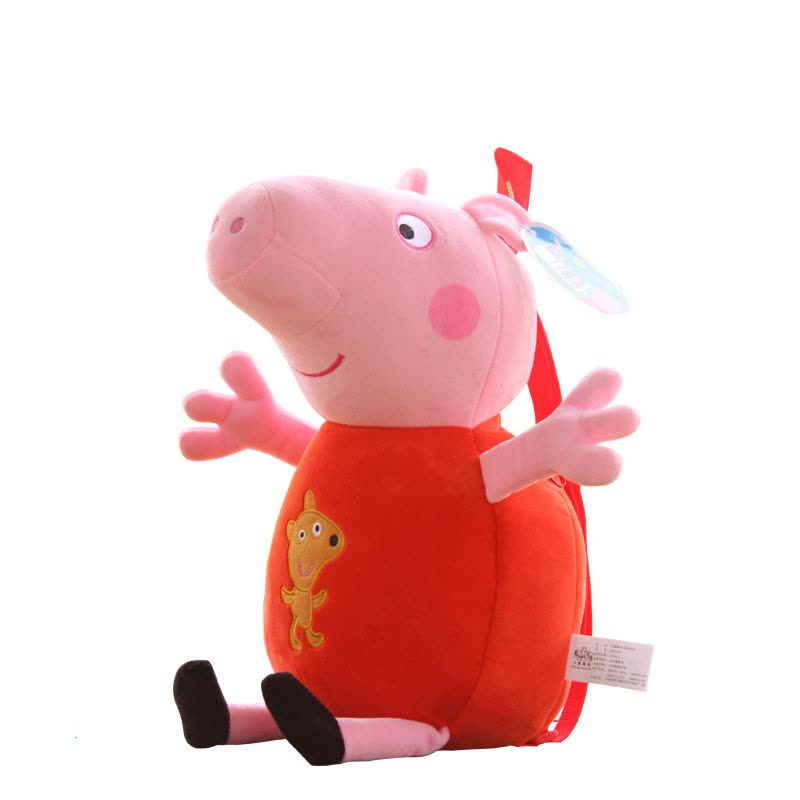 小猪佩奇Peppa Pig毛绒玩具小猪佩奇-佩佩背包 42cm图片