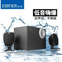 漫步者(EDIFIER) R201T06 多媒体电脑音箱 木质音响漫步者低音炮 黑色