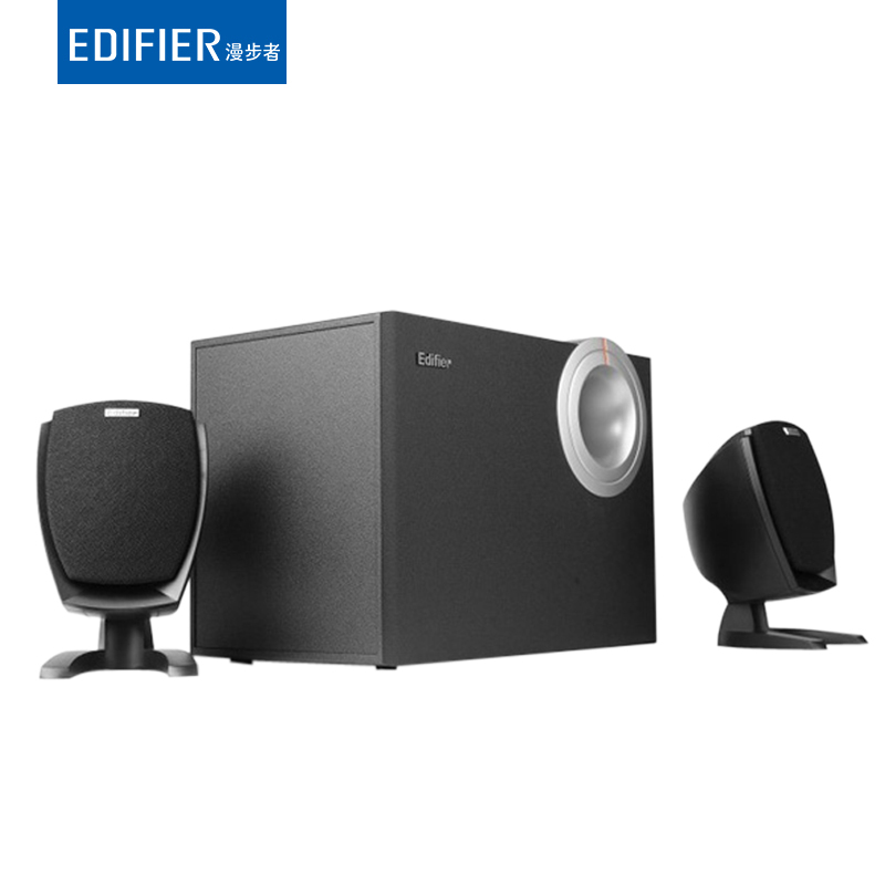 漫步者(EDIFIER) R201T06 多媒体电脑音箱 木质音响漫步者低音炮 黑色