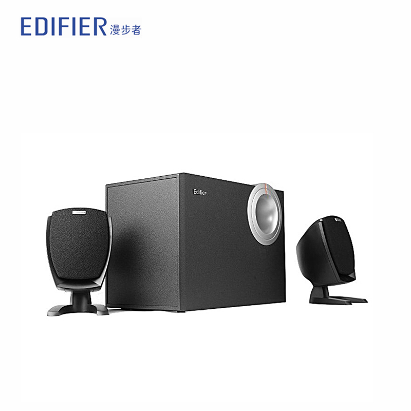 漫步者(EDIFIER) R201T06 多媒体电脑音箱 木质音响漫步者低音炮 黑色