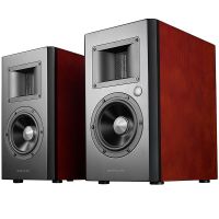 漫步者(EDIFIER)AIRPULSE A200 立体声有源书架音箱 樱桃红