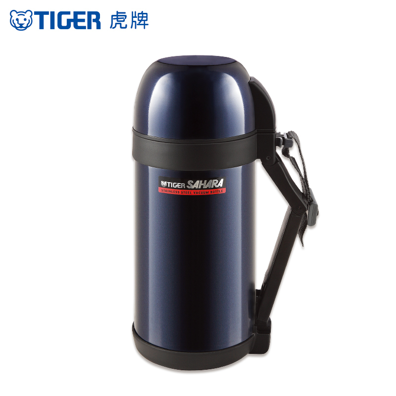 虎牌(tiger)保温杯CWO-C120-AN 真空304不锈钢户外运动旅行保温广口壶 1200ml杯子 星光蓝