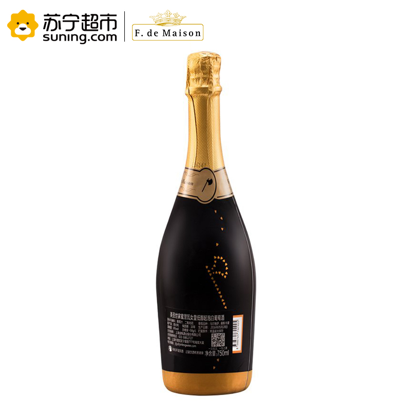 美圣世家蜜涅瓦女皇低醇起泡白葡萄酒750ml