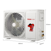 海尔（Haier） 2匹 智能 变频 家用空调柜机 KFR-50LW/10CBA23AU1套机