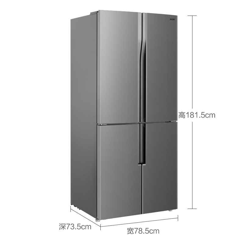 美菱(MELING) BCD-439ZP9CX 439升 0.1度恒温变频 电脑控温 十字多门空间 节能静音(银)
