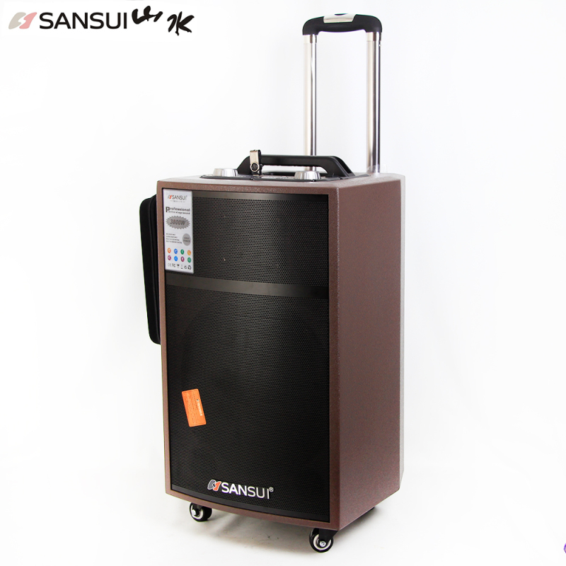 Sansui/山水 SG1-08户外聚会蓝牙音箱移动手提广场舞音响 户外拉杆音箱