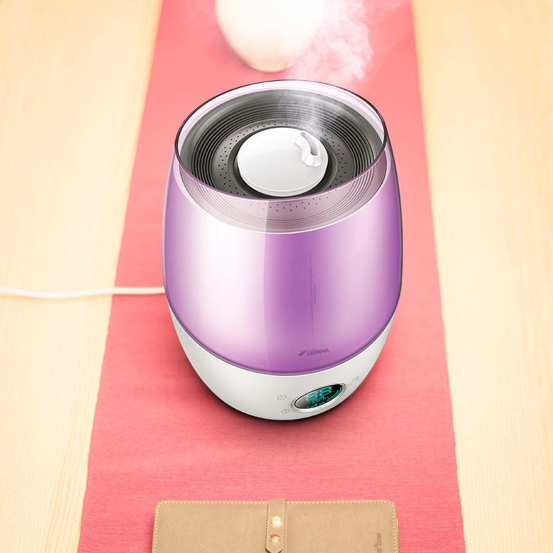德尔玛(Deerma)加湿器 LU100 4.5L家用智能定时 大屏显示 迷你静音空气净化器