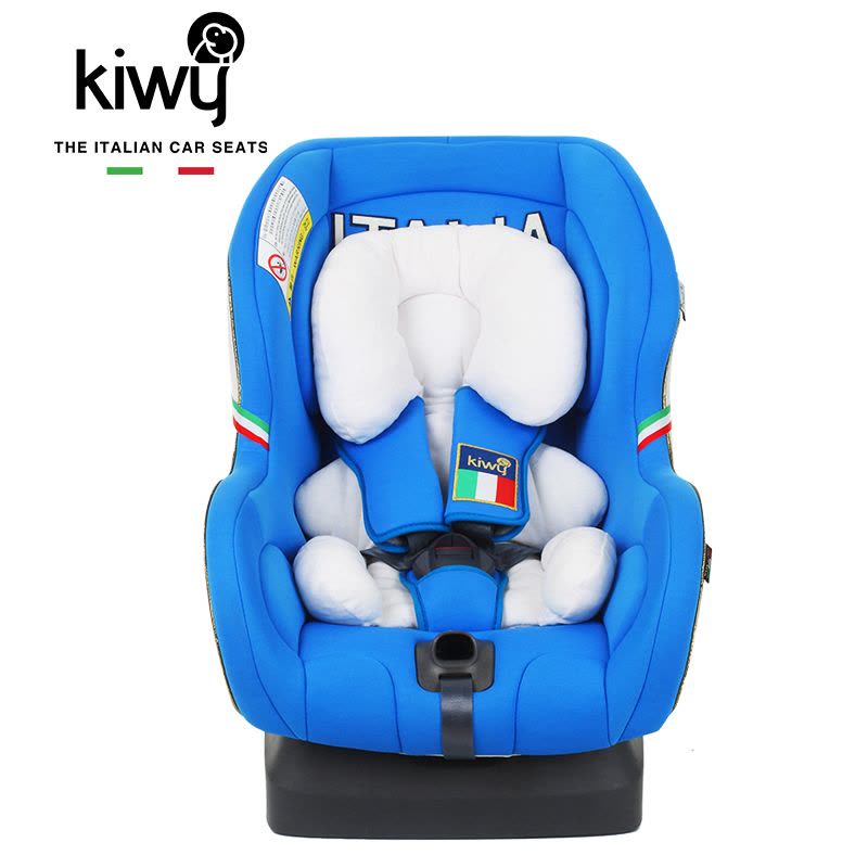 kiwy原装进口宝宝汽车儿童安全座椅isofix硬接口0-4岁 婴儿双向可躺 狮子王 皇室蓝图片