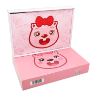 贝瓦儿童床品三件套(枕套、床单、被套) 粉色贝拉