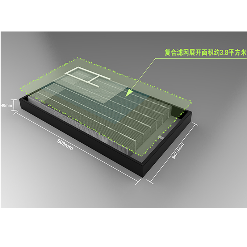 美国惠而浦(Whirlpool)原装滤网适用于空气净化器WA-D001FK除甲醛PM2.5净化五合一抗菌除醛复合滤网