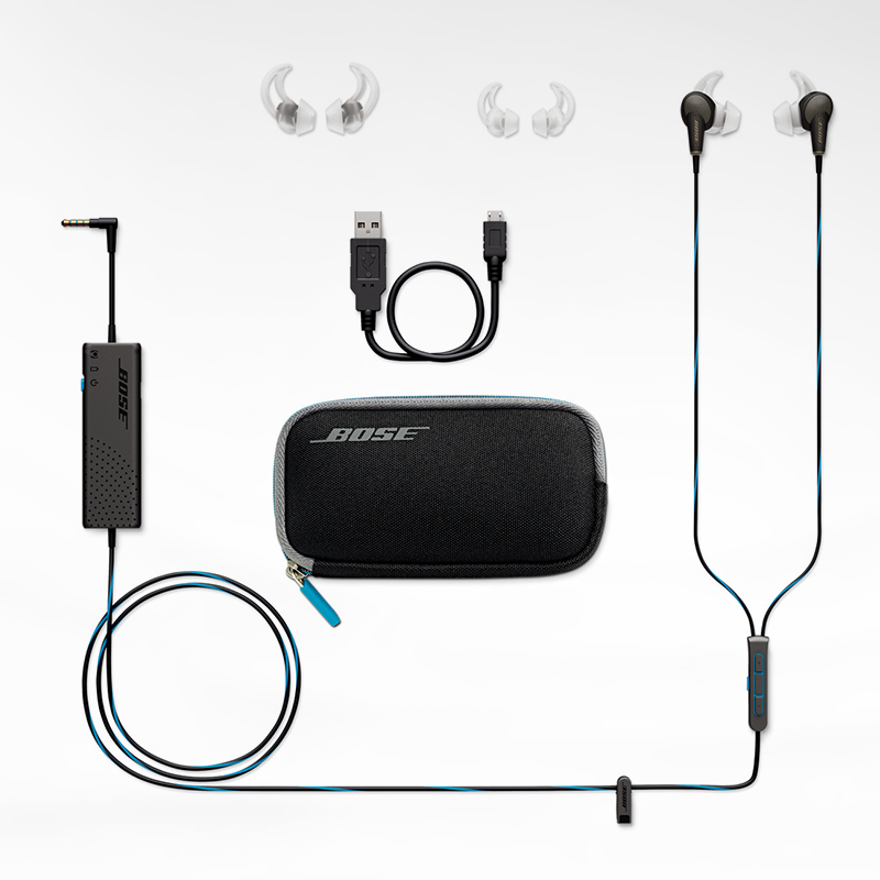 【黑色苹果版】BOSE QC20有源消噪耳机 入耳式耳机 降噪耳塞 明星产品高清大图