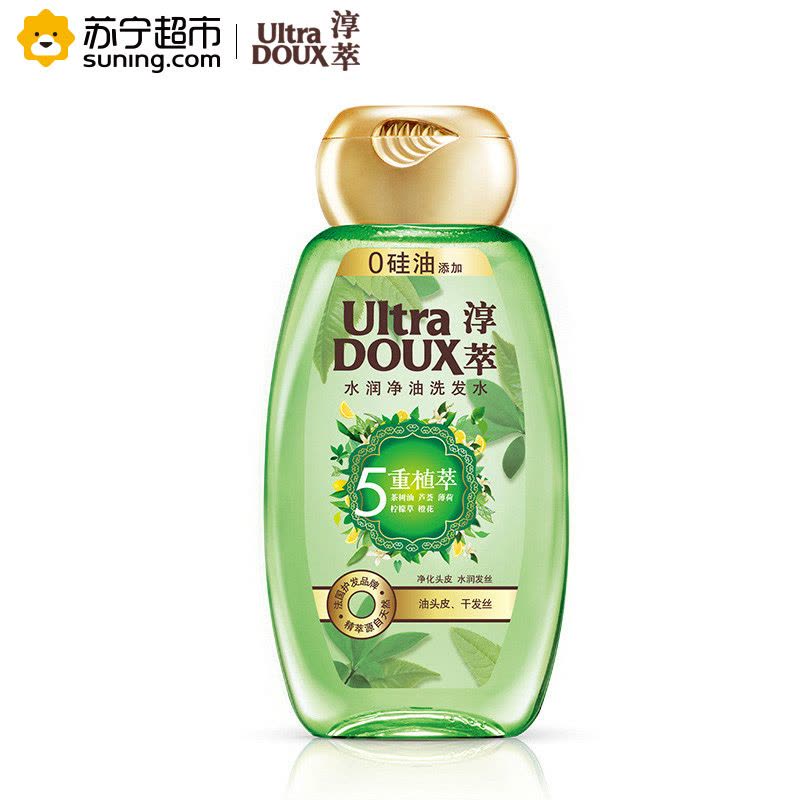 淳萃(UltraDOUX)5重植萃水润净油洗发水200ml图片