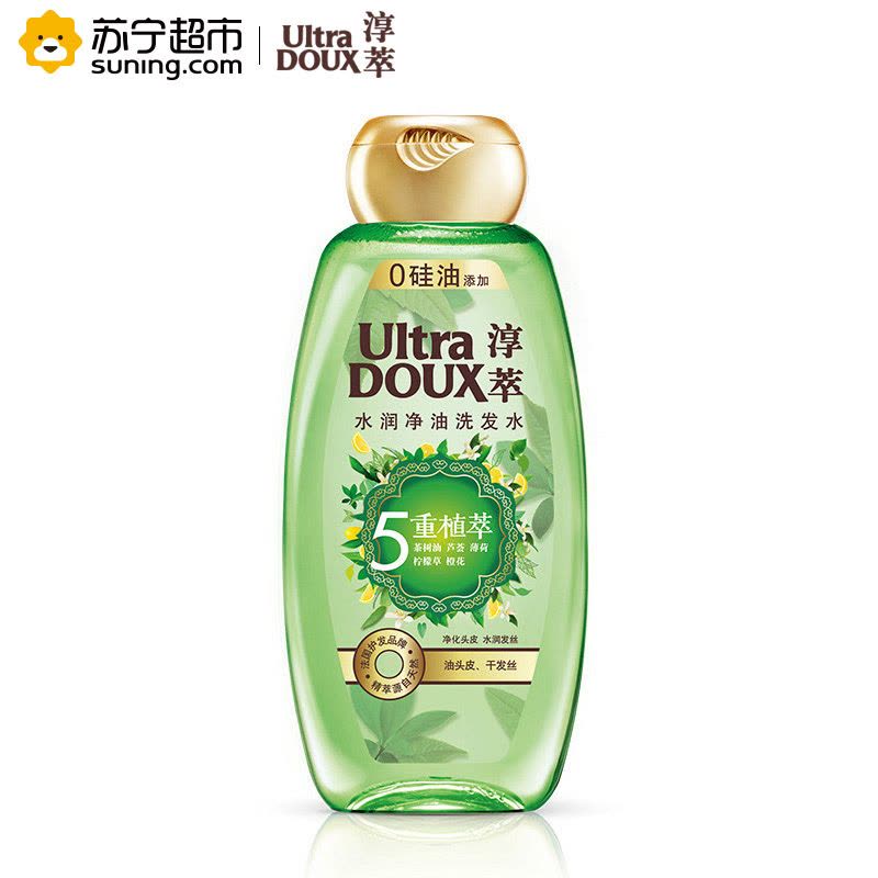 淳萃(UltraDOUX)5重植萃水润净油洗发水400ml图片