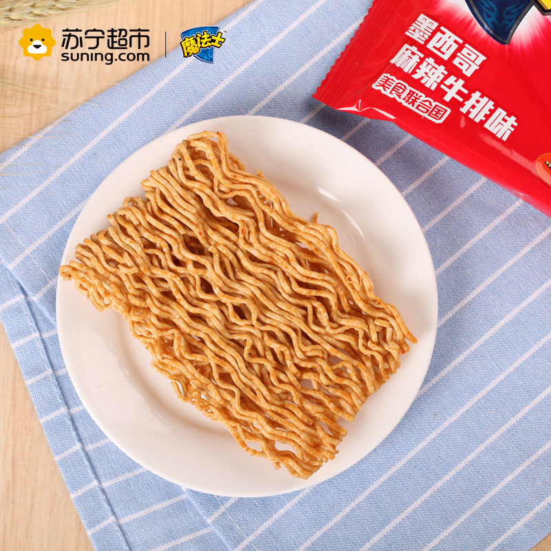 魔法士 墨西哥麻辣牛排干脆面26g*48袋 整箱