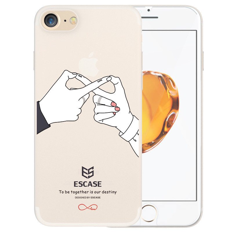 ESCASE 苹果iPhone 7 Plus手机壳/保护壳/手机套 个性插画系列 男女通用款