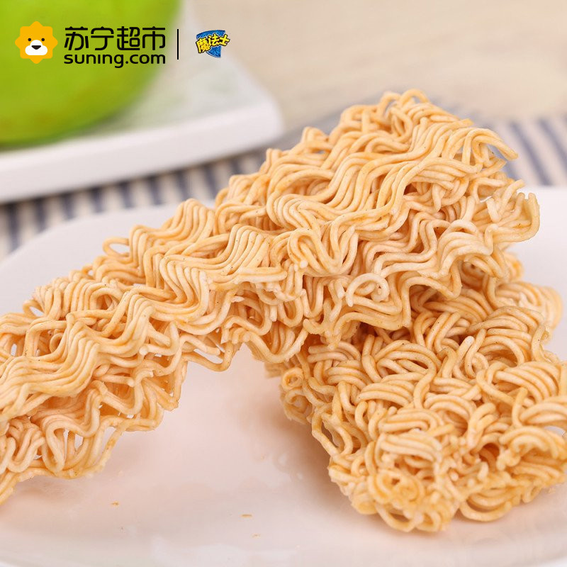 魔法士方便面疯狂烤肉味46g*30包干脆面