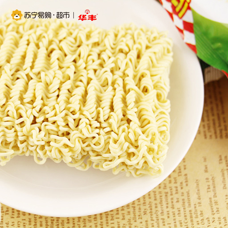 华丰 三鲜伊面单包78g*24整箱