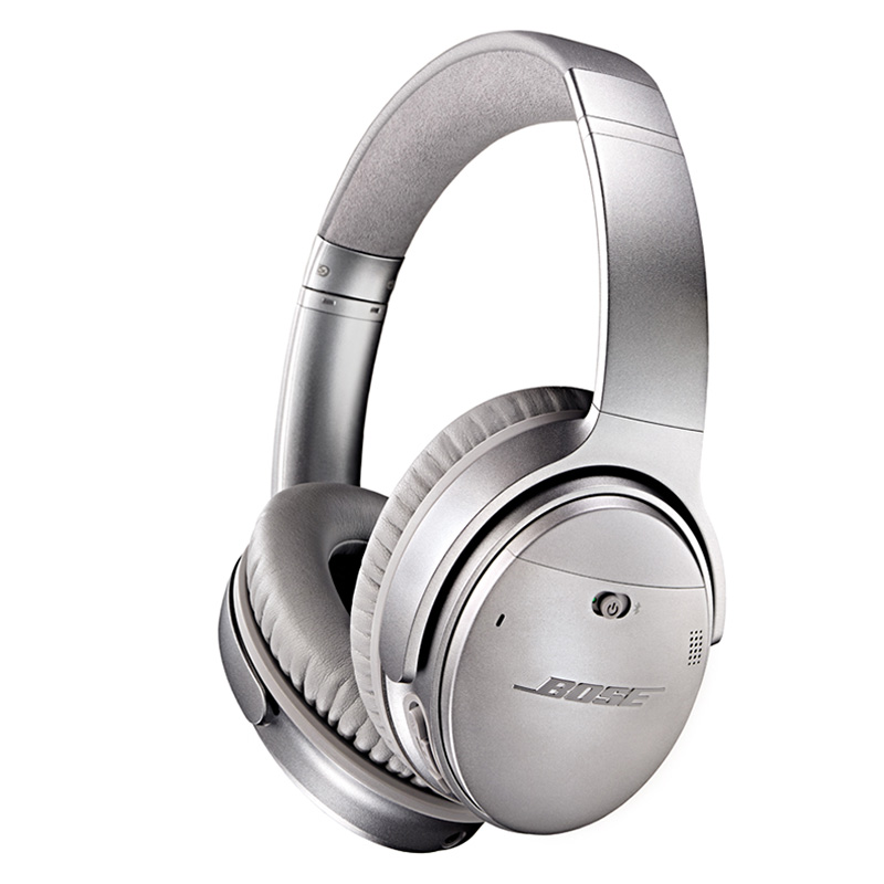 [银色]BOSE QuietComfort 35无线蓝牙耳机有源消噪耳机QC35