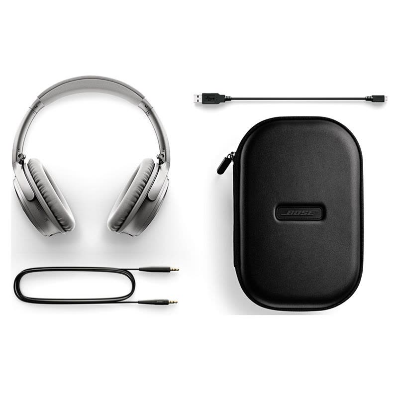 [银色]BOSE QuietComfort 35无线蓝牙耳机有源消噪耳机QC35图片