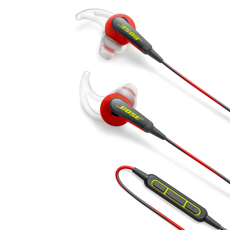 [MFI红色] BOSE SoundSport耳塞式运动耳机bose运动耳机2代 防汗水ii入耳式
