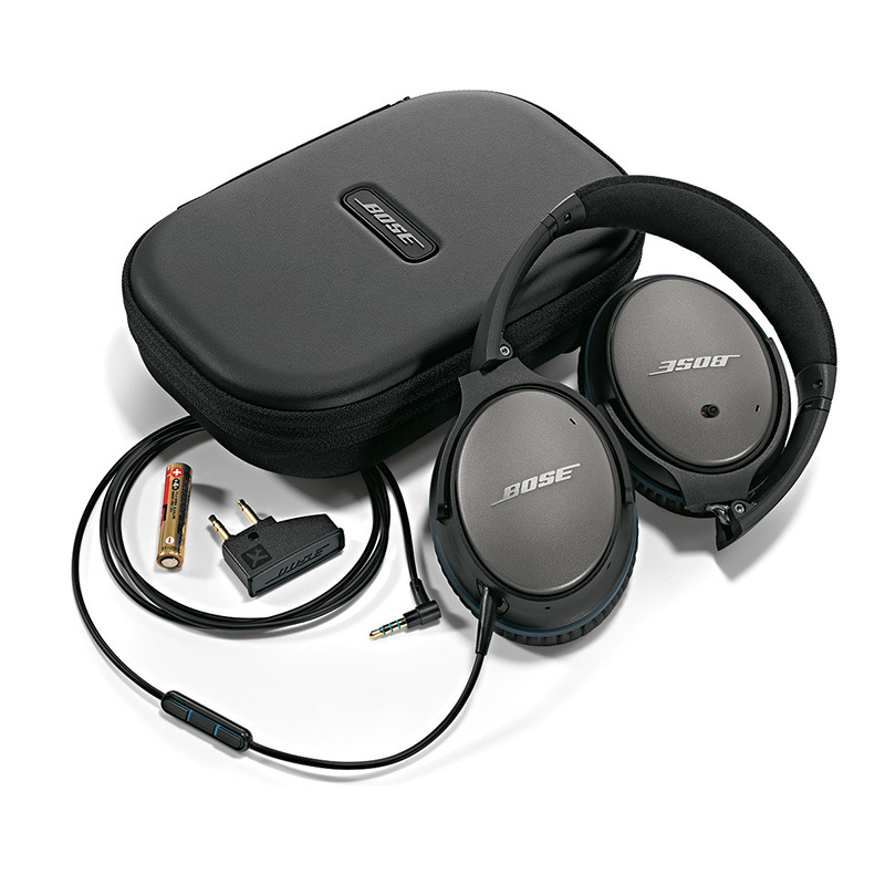 [黑色安卓版]BOSE QuietComfort25有源消噪头戴式耳机 QC25耳罩式耳机