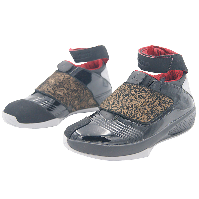 耐克乔丹AJ20 Air Jordan XX 乔20漆皮镭射 黑红复刻 310455-002