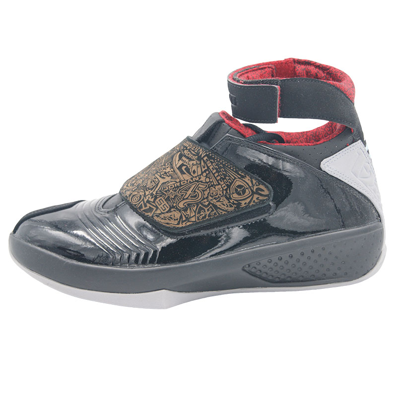 耐克乔丹AJ20 Air Jordan XX 乔20漆皮镭射 黑红复刻 310455-002高清大图