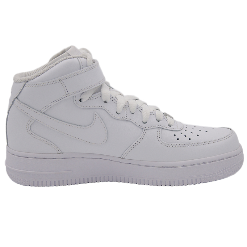 新品/耐克/Nike Wmns Air Force 1 Mid 全白高帮小白鞋女鞋 366731-100
