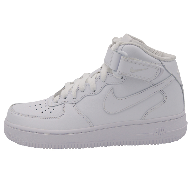 新品/耐克/Nike Wmns Air Force 1 Mid 全白高帮小白鞋女鞋 366731-100