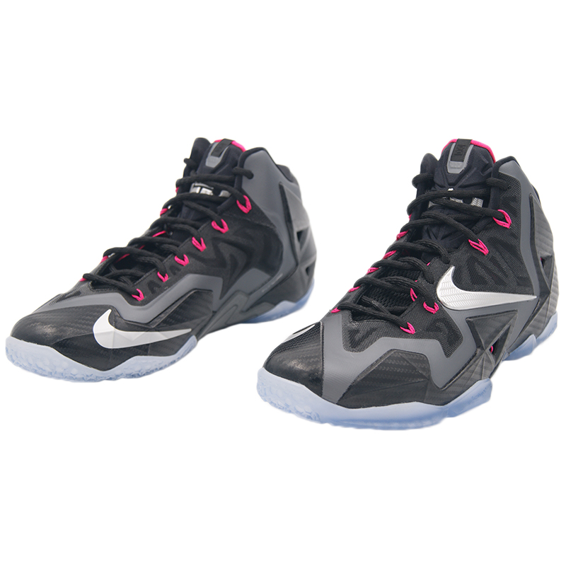 Nike LeBron 11 黑冰蓝 碳纤维 迈阿密之夜616175-003