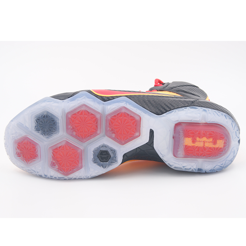 耐克男鞋新款勒布朗12篮球鞋 橙色707781-830