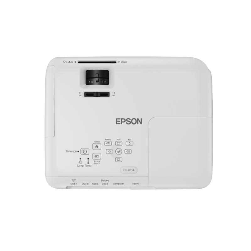 爱普生(EPSON) CB-W04商务易用投影机+100英寸16:10 电动幕布