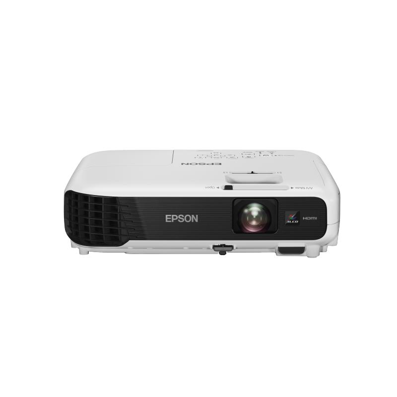 爱普生(EPSON)CB-S04 商务办公会议家用高清投影机 投影仪+100英寸4:3电动幕布( 3000流明)