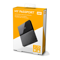 西部数据New My Passport 2TB 2.5寸移动硬盘 WDBYFT0020BBK-CESN
