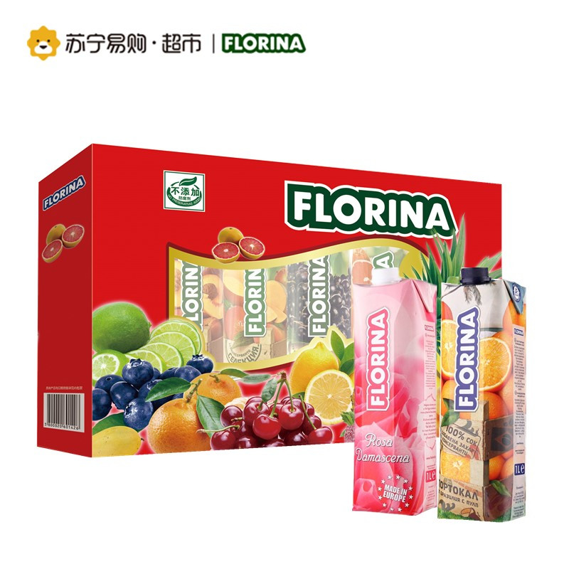 飞那 FLORINA 果汁饮料礼盒 1L*6