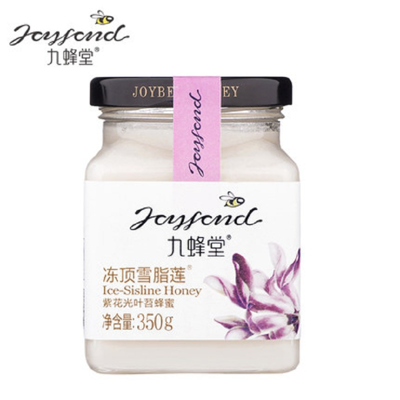 [苏宁易购超市]九蜂堂冻顶雪脂莲天然农家自产 结晶蜂蜜350G