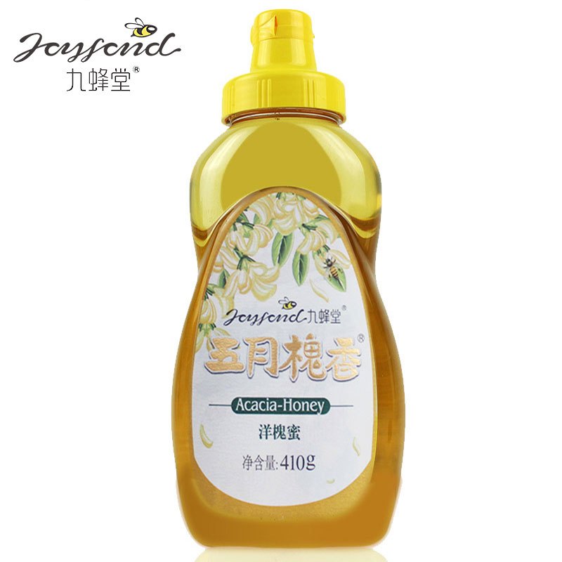 [苏宁易购超市]九蜂堂五月槐香蜂蜜410g