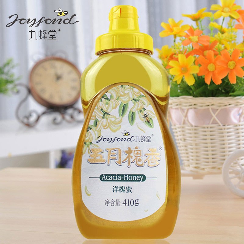 [苏宁易购超市]九蜂堂五月槐香蜂蜜410g