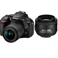 尼康(Nikon) D5600(18-55mm+55-300mm)数码单反相机 双镜头套装 约2416万像素