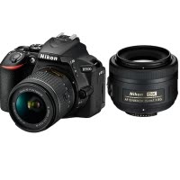 尼康(Nikon) D5600(18-55mm+55-300mm)数码单反相机 双镜头套装 约2416万像素