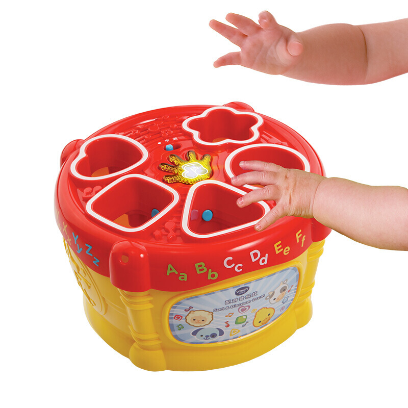 [苏宁自营]伟易达(Vtech) 玩具 配对音乐鼓 80-185118 1-3岁婴幼儿形状早教益智音乐启蒙玩具