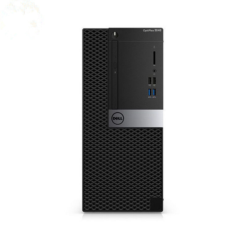 戴尔OptiPlex3046MT商用台式电脑+19.5英寸显示器(I3-6100 4G 500G DVD刻 Win7)