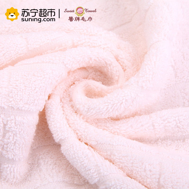 馨牌 纯棉毛巾 方格纯棉舒肤1浴巾1面巾1方巾三件套毛巾礼盒33.2*27.2*9cm 蓝色