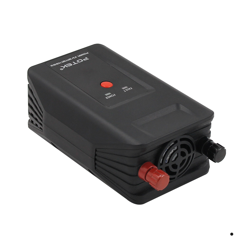 POTEK 逆变器12V转220V400W汽车电源转换器 变压器车载充电器USB汽车插座 经典黑
